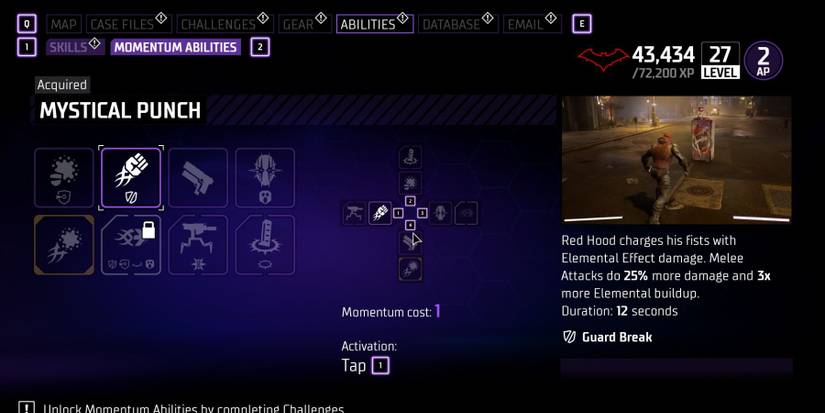 Gotham Knights Momentum Abilities 