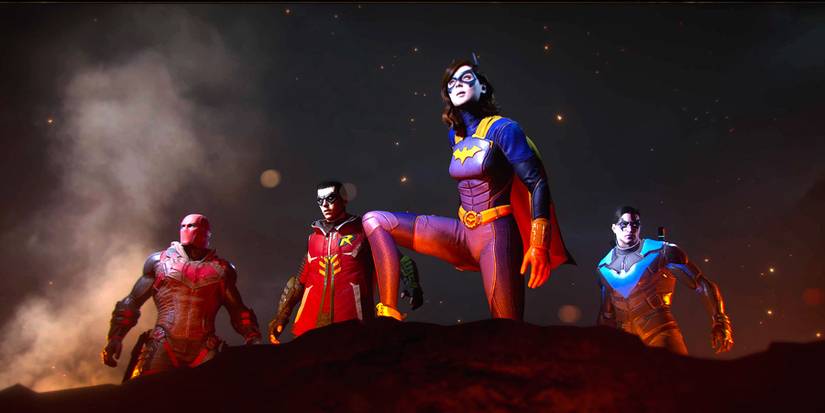 Gotham Knights preparign for a fight