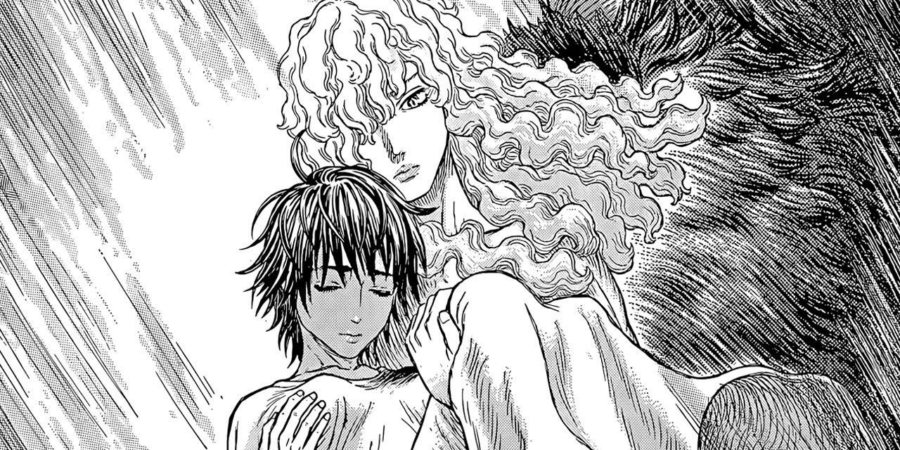 Griffith kidnapping Casca in Berserk