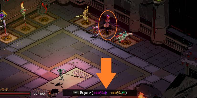 Hades Choosing The Bonus Weapon