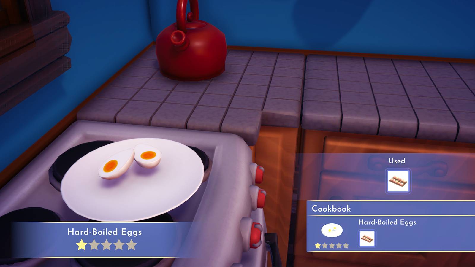 hard boiled eggs in disney dreamlight valley