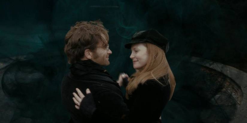 Lily and James Potter in Harry Potter and the Deathly Hallows Part 2 dancing