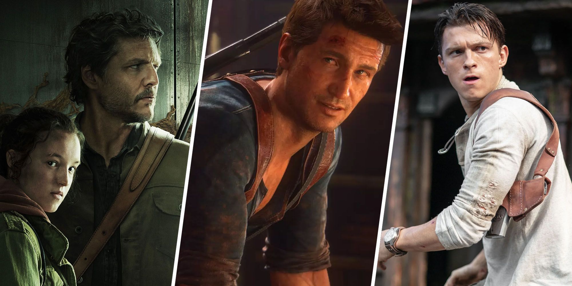 HBO The Last Of Us, Uncharted's Nathan Drake, and Tom Holland 