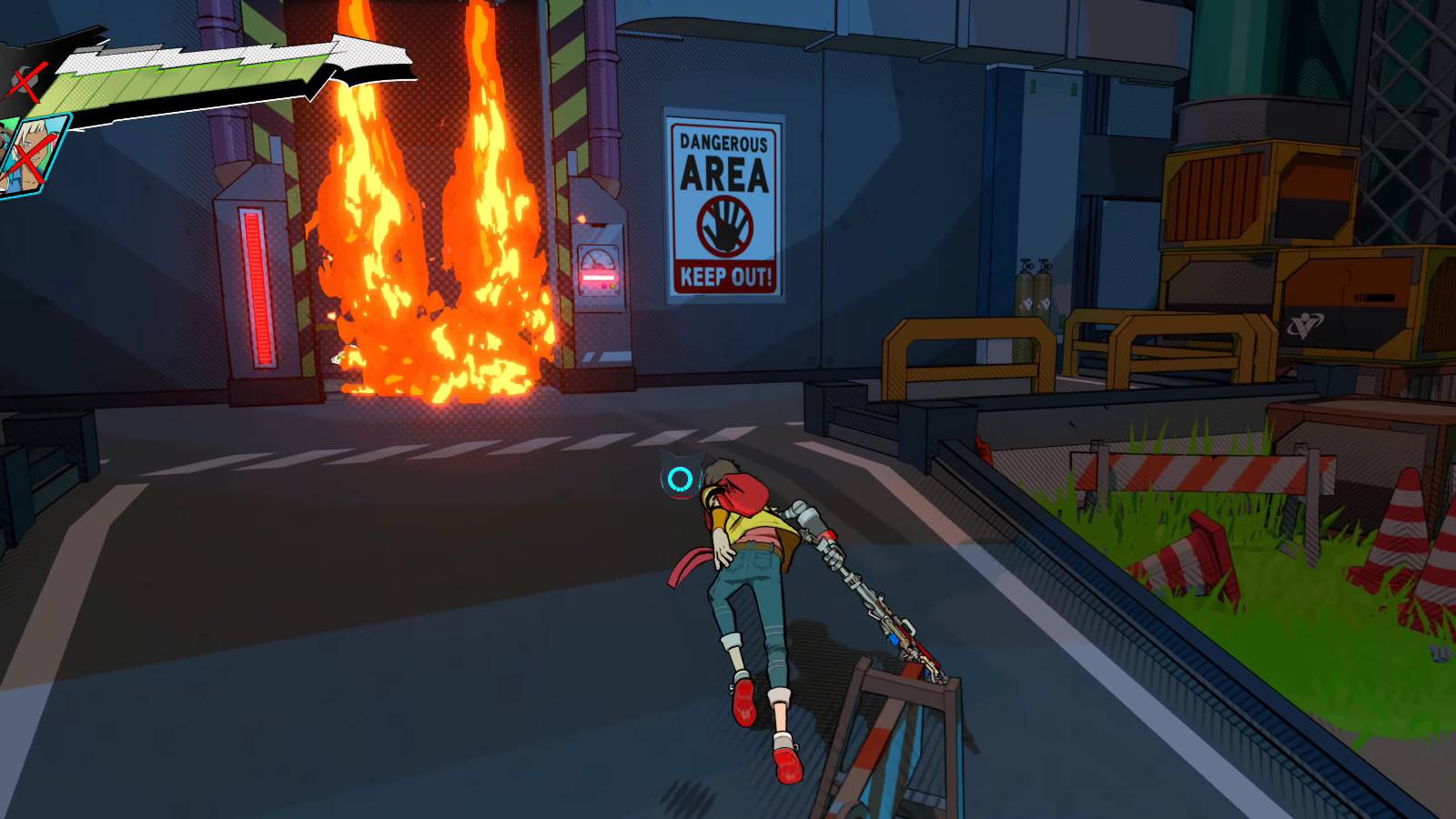 hi fi rush fire door