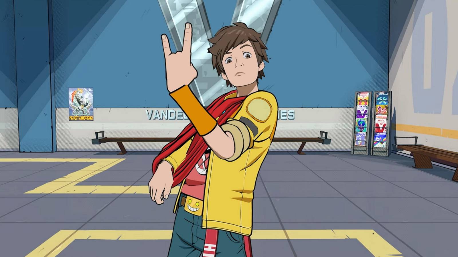 hi-fi rush rock out gesture