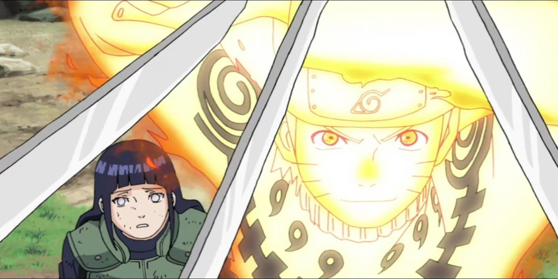 Naruto Protects Hinata