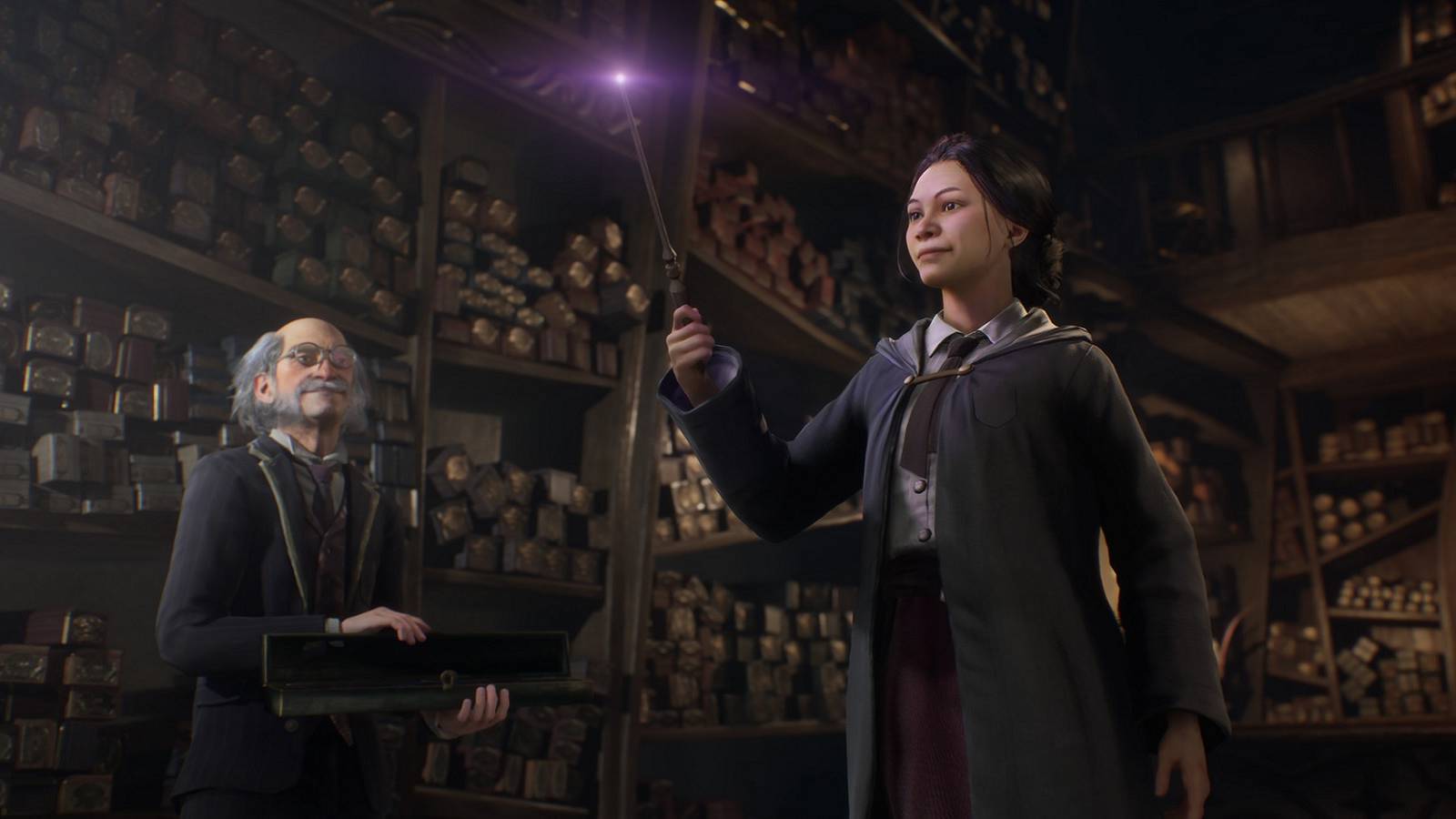 hogwarts legacy wand shop