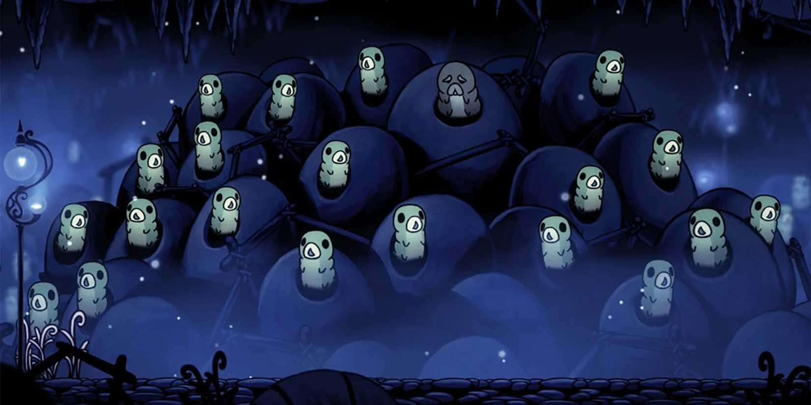 Hollow Knight - The Grubfather With His Grubs-1