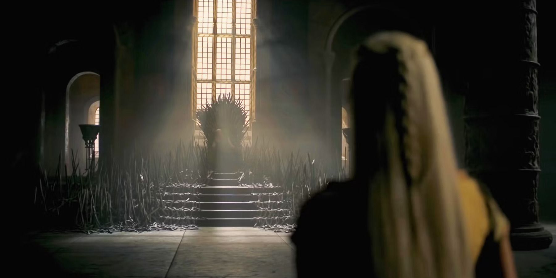 The Iron Throne in House of the Dragon.