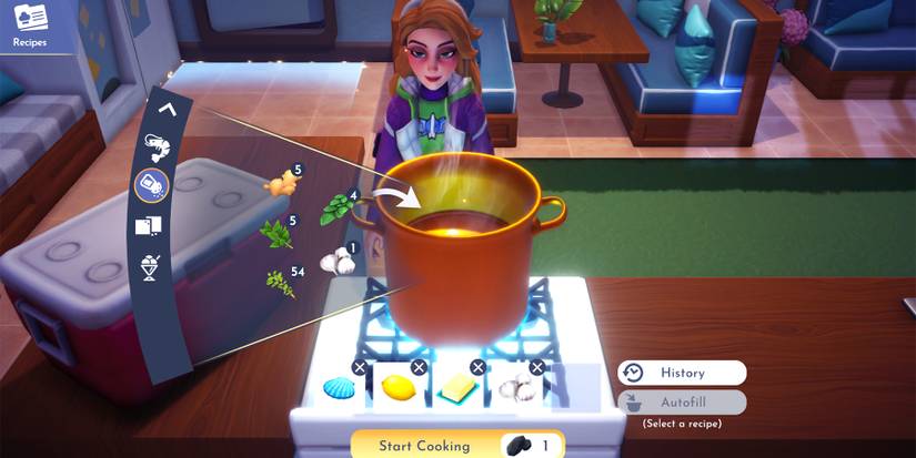 how to make creamy garlic scallops in disney dreamlight valley