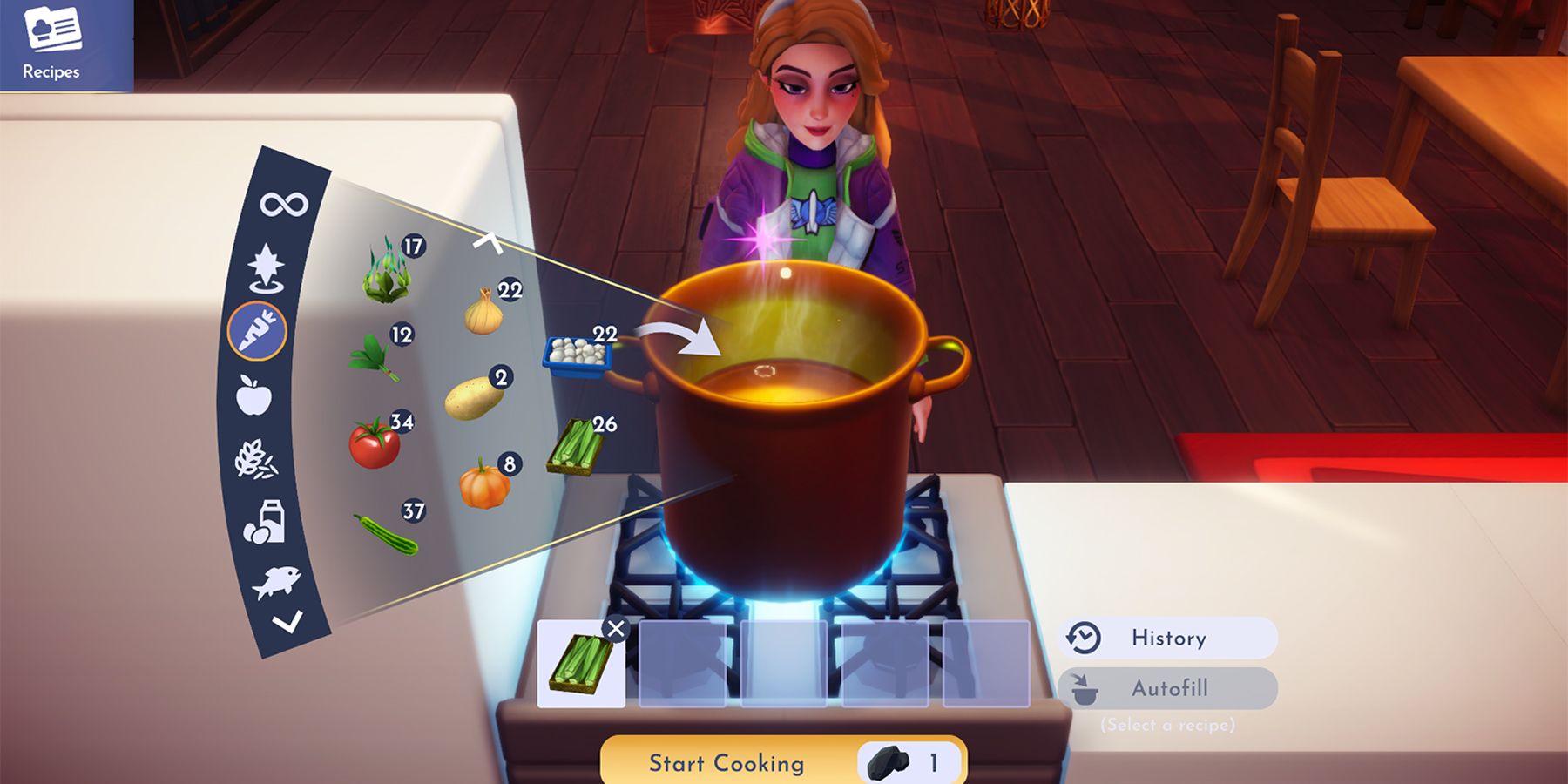 how to make okra soup in disney dreamlight valley