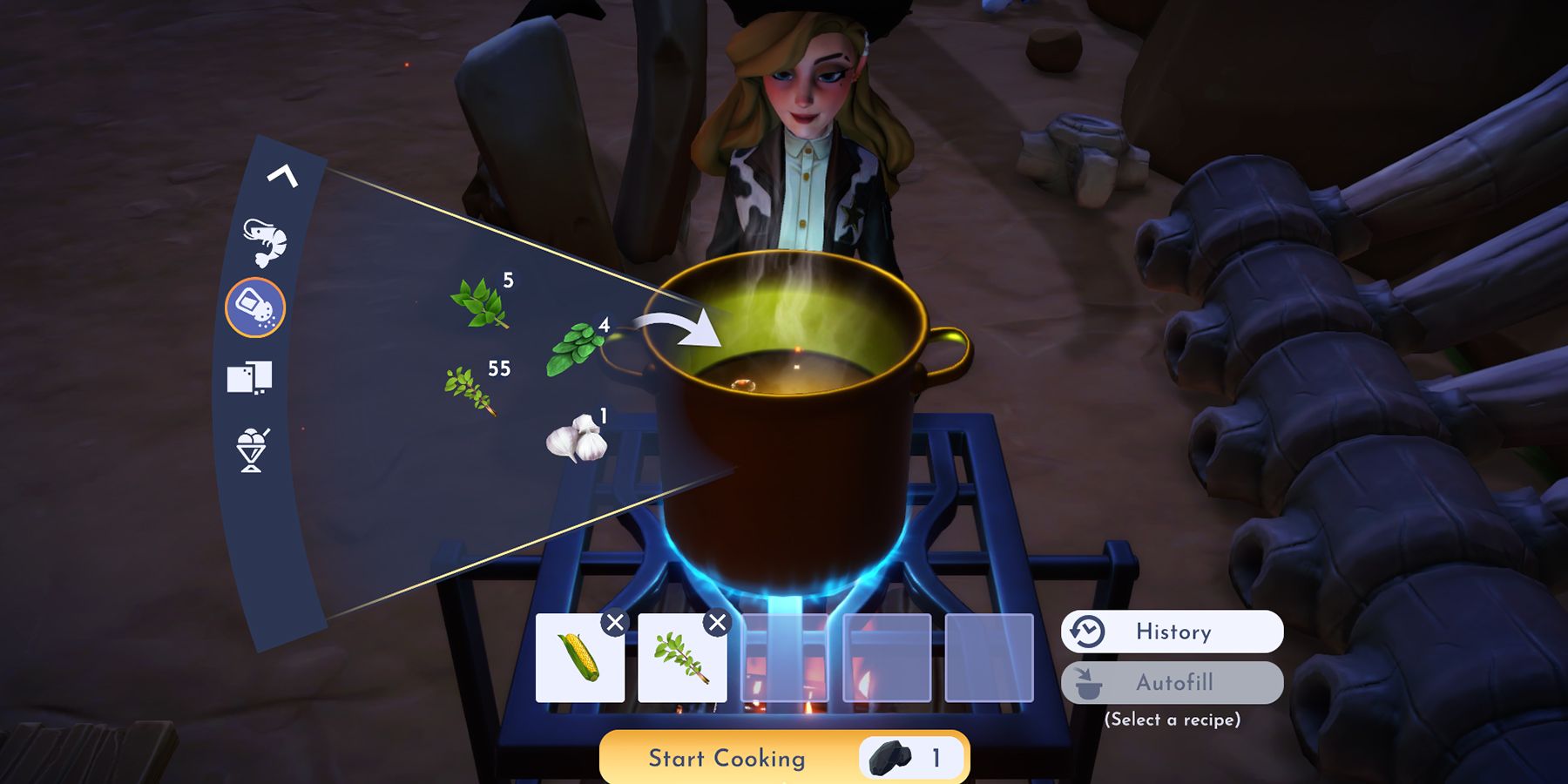 how to make tasty veggies in disney dreamlight valley