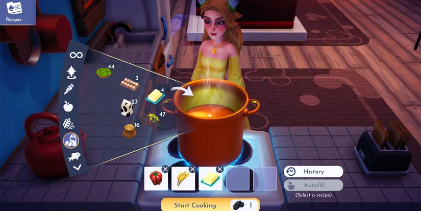 how to make veggie pie in disney dreamlight valley