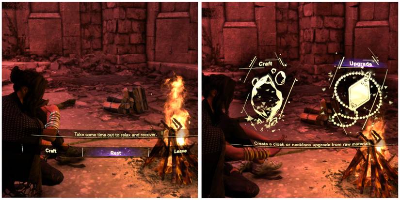 how to use a campfire in forspoken