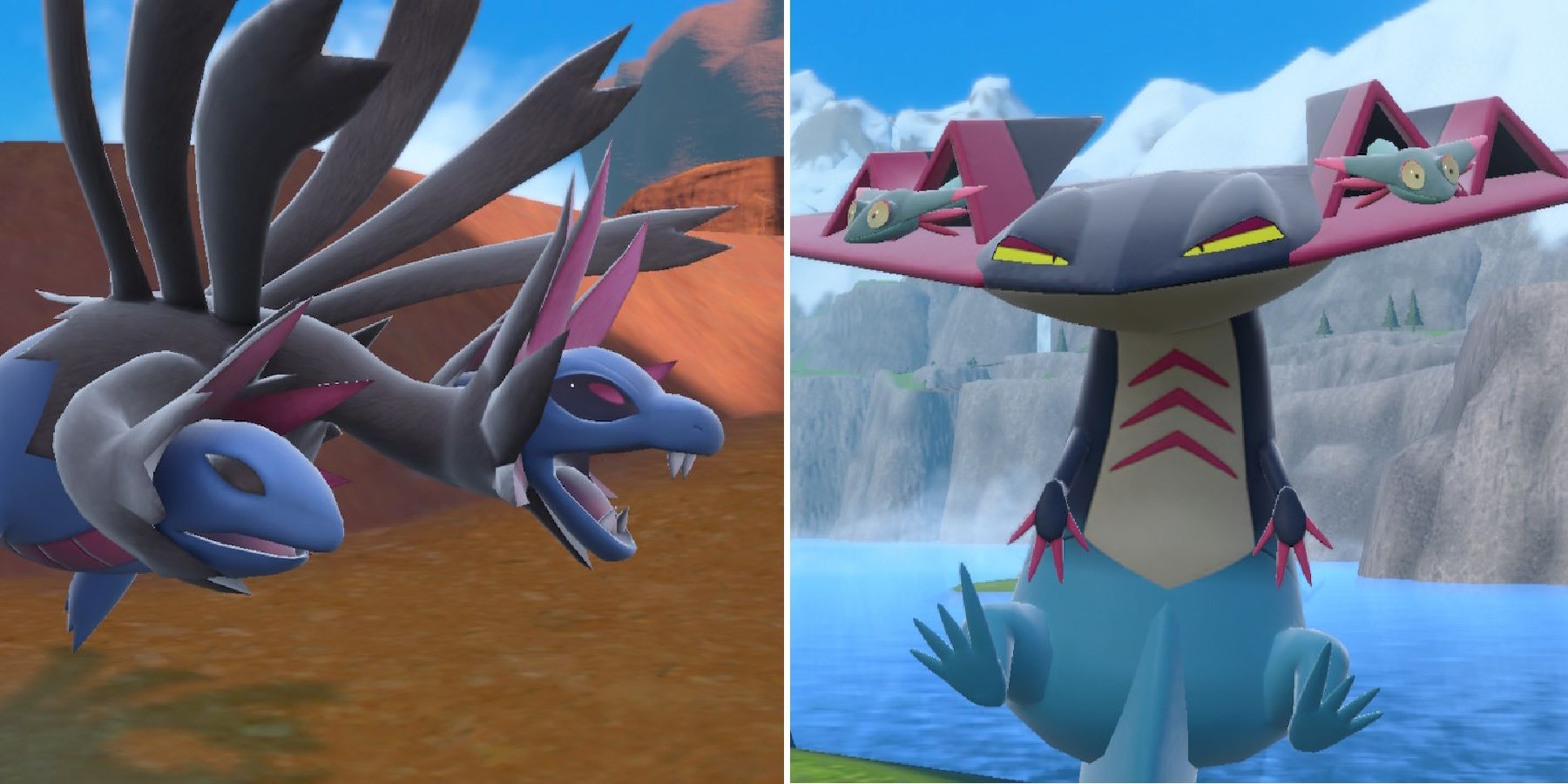 Pokemon Scarlet Violet announce Hydreigon / Dragapult Tera Raid