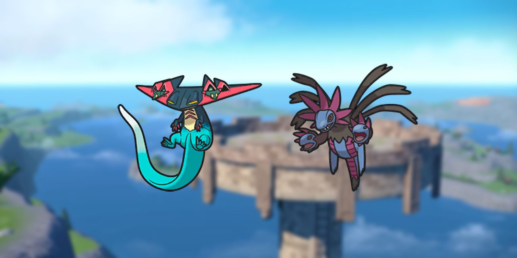 Pokemon Scarlet Violet announce Hydreigon / Dragapult Tera Raid