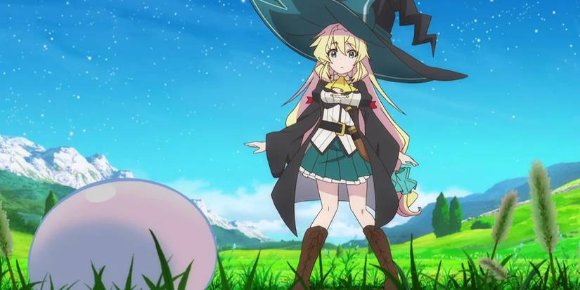 Azusa Aizawa and a slime