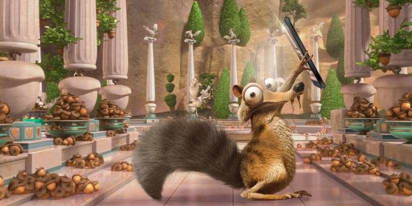 Scrat in Ice Age Continental Drift