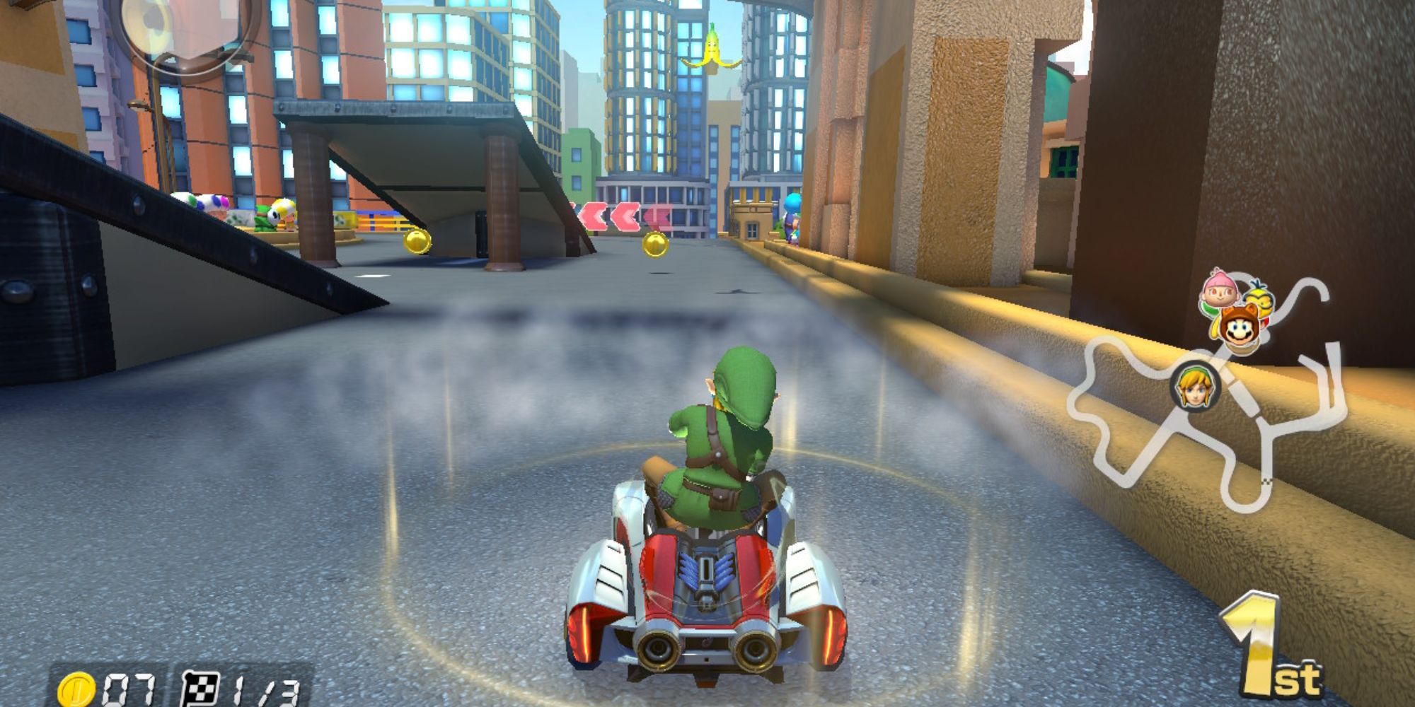 Mario kart 8 throw