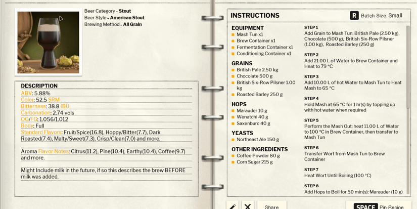 African Milk Stout Recipe from Brewmaster