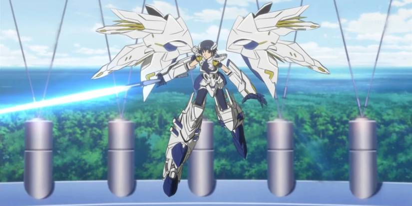 Infinite Stratos Ichika in his Infinite Stratos