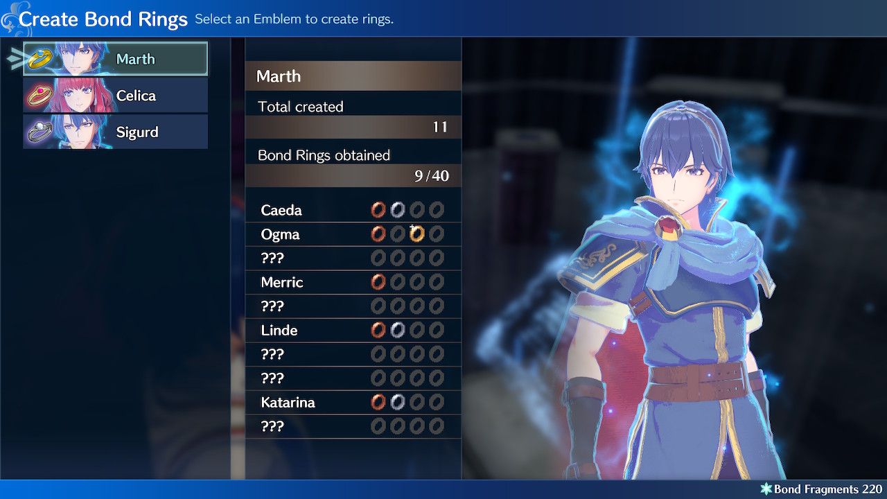 Fire Emblem Engage_Create Bond Rings