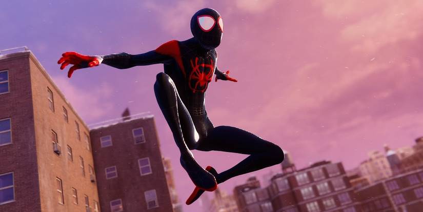 Into the Spider-Verse Suit in Spider-Man: Miles Morales