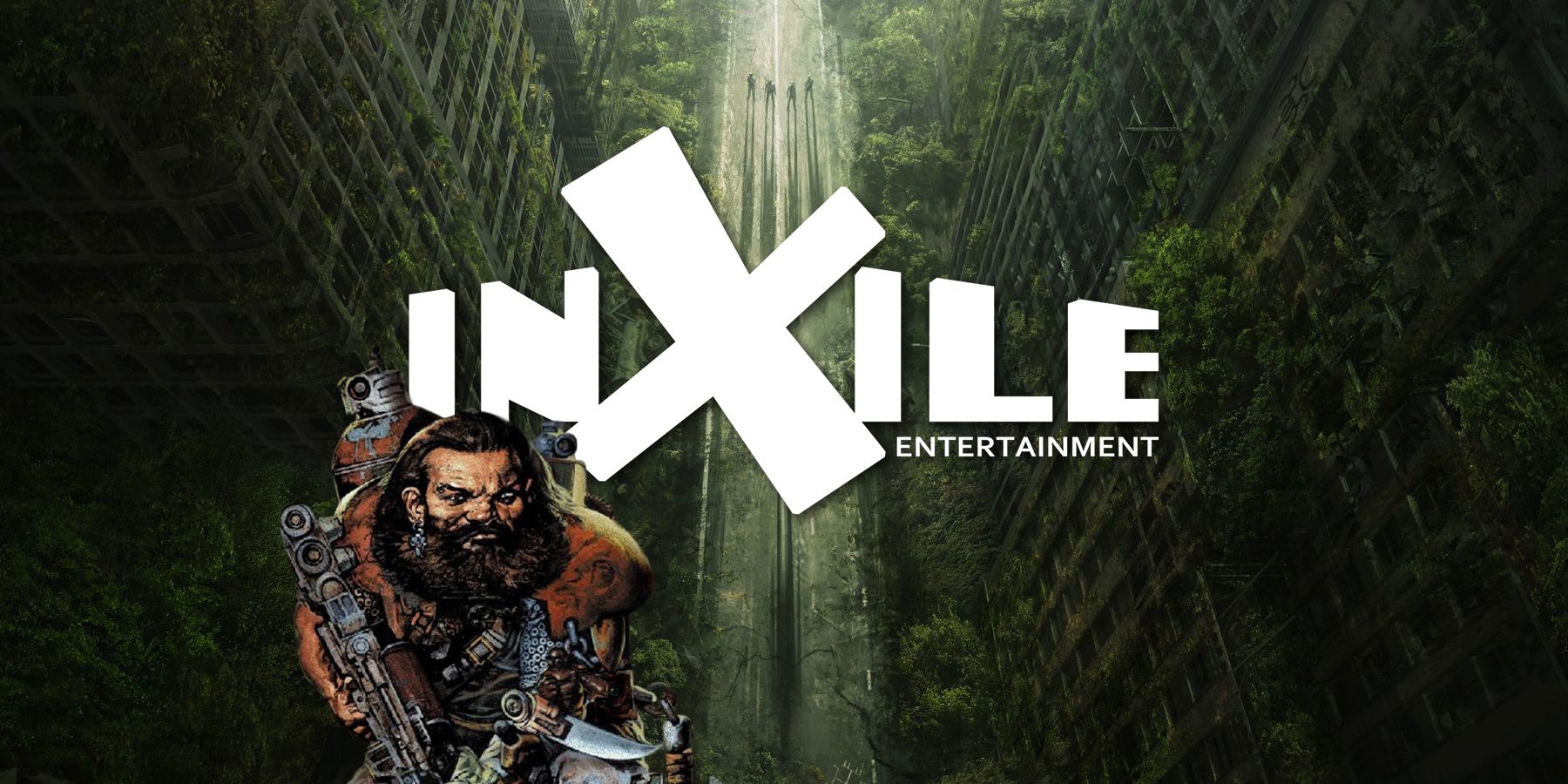 InXile Entertainment Logo featuring future game concepts in Wasteland and Arcanum.