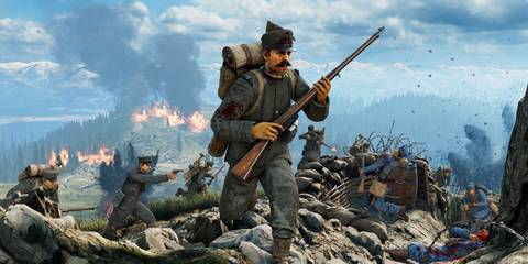 isonzo soldier with a gun