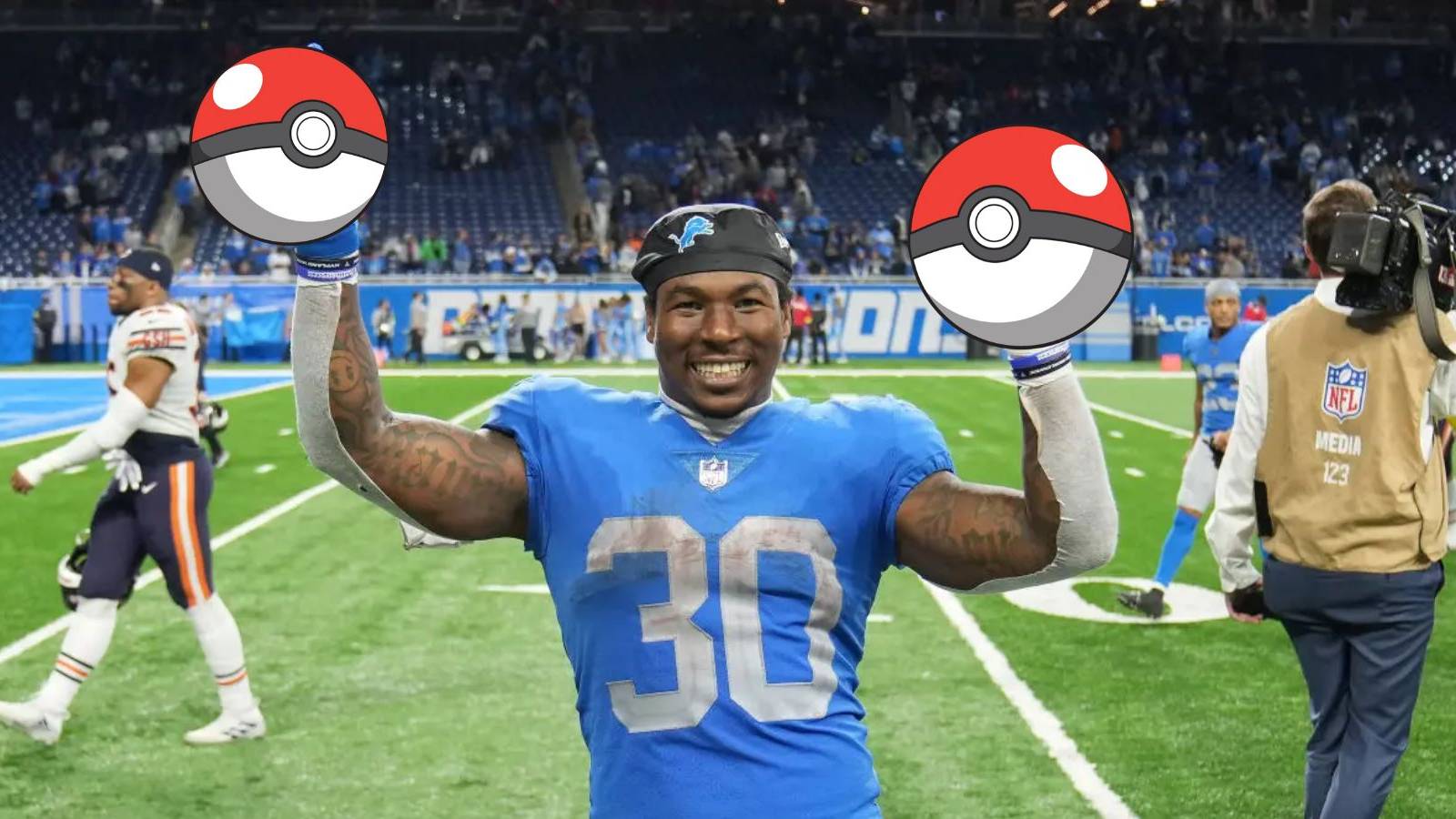 jamaal williams pokemon defends franchise
