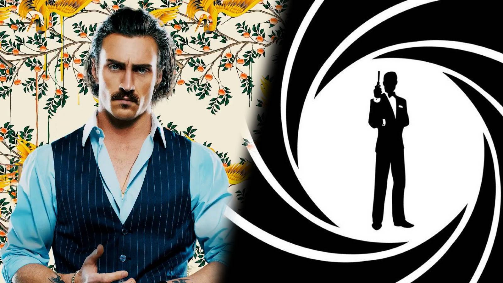 James Bond logo Aaron Taylor-Johnson Bullet Train