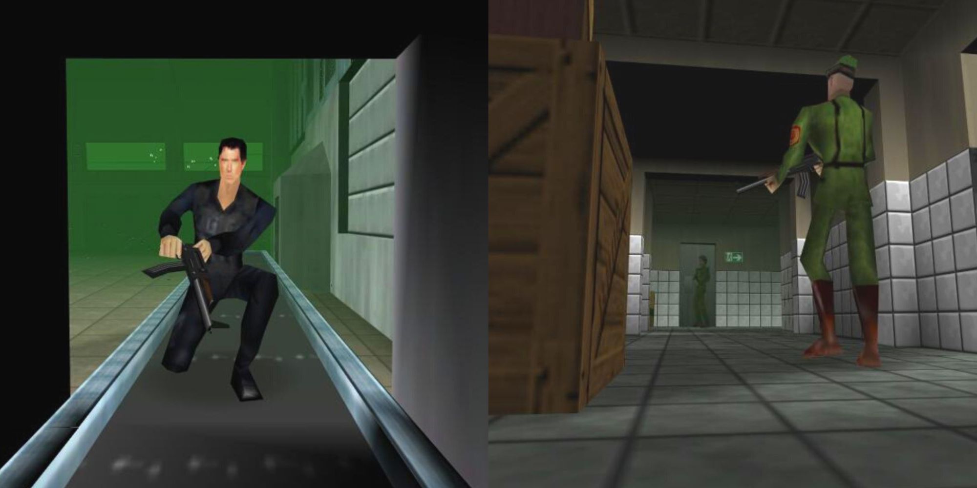 James Bond 007 and Guards in Facility Mission Goldeneye 007