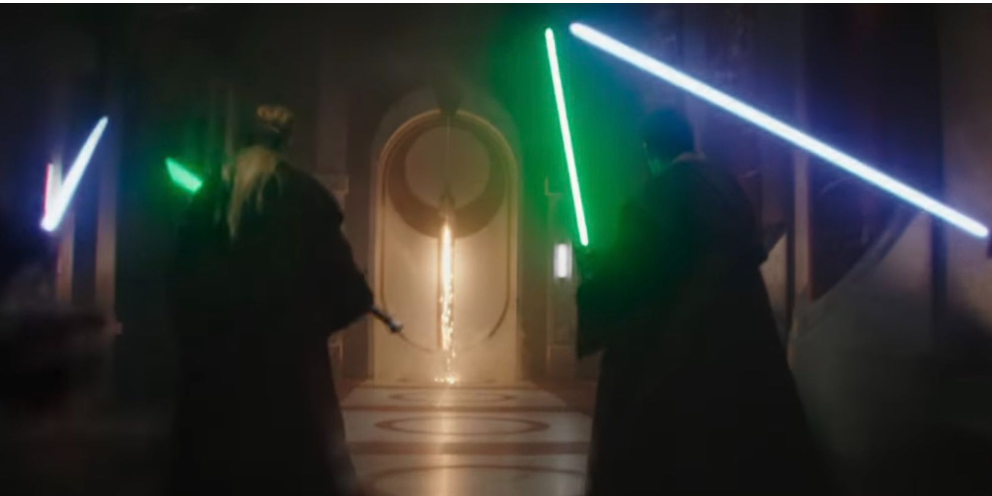 jedis in the jedi temple during order 66 in the mandalorian