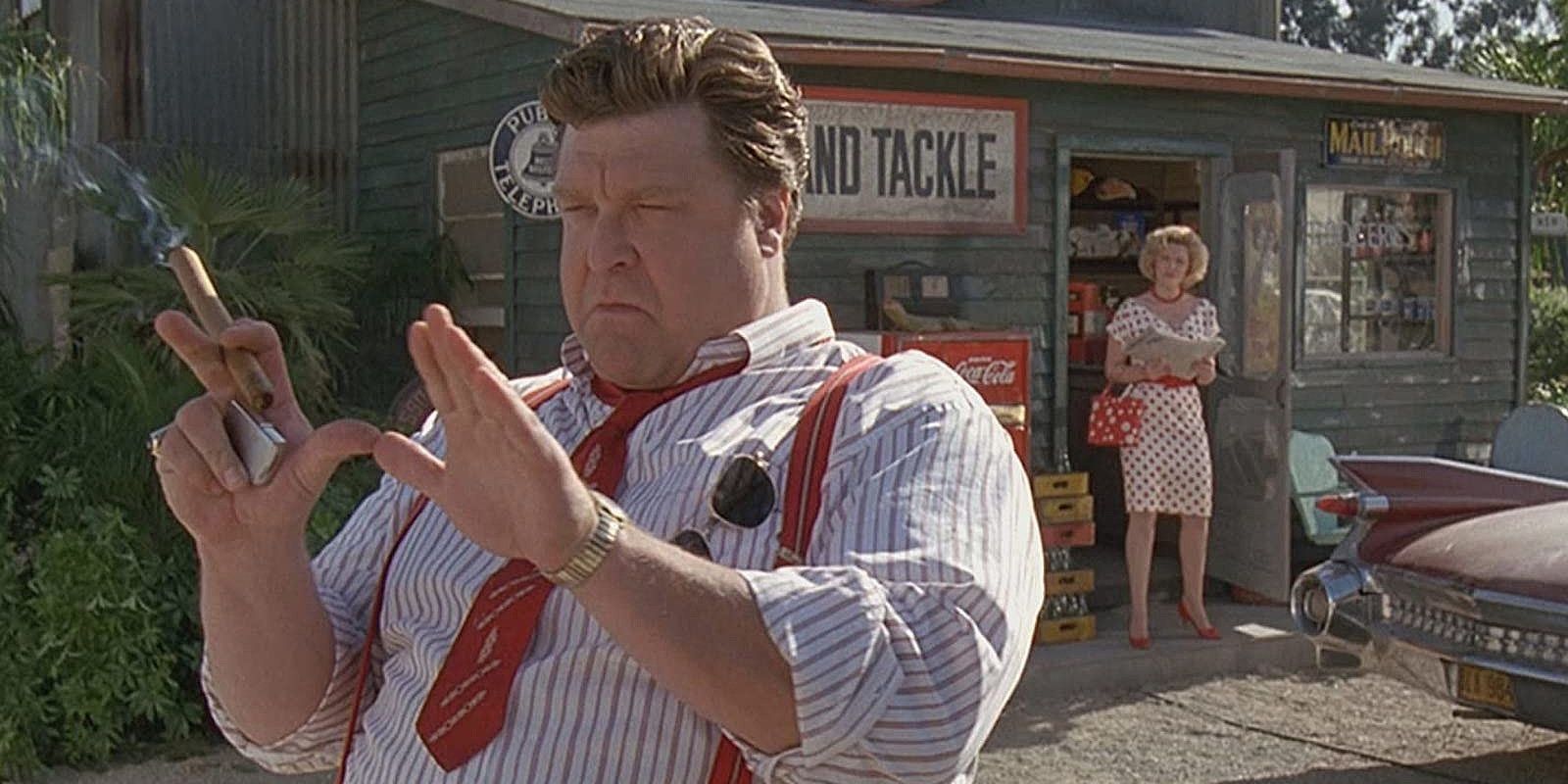 John_Goodman_at_a_gas_station_in_Matinee