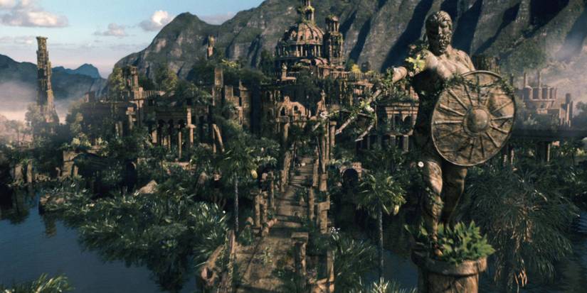 Atlantis in Journey 2 The Mysterious Island