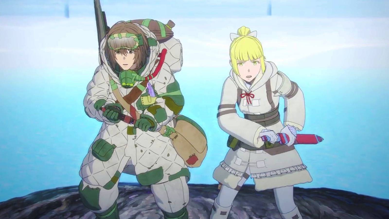 Kaina of the Great Snow Sea Ep 03 Kaina Ririha Fighting Stance