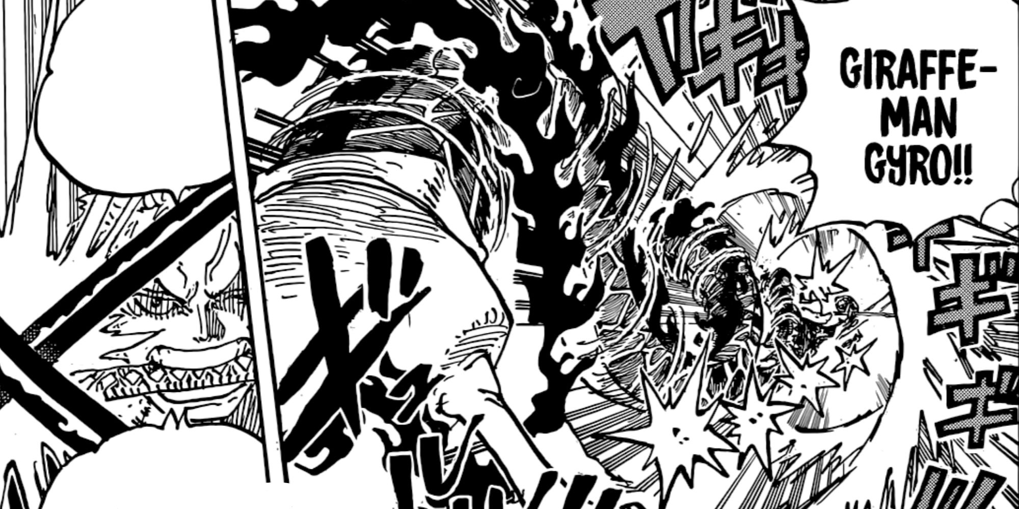 Kaku vs Zoro in the manga