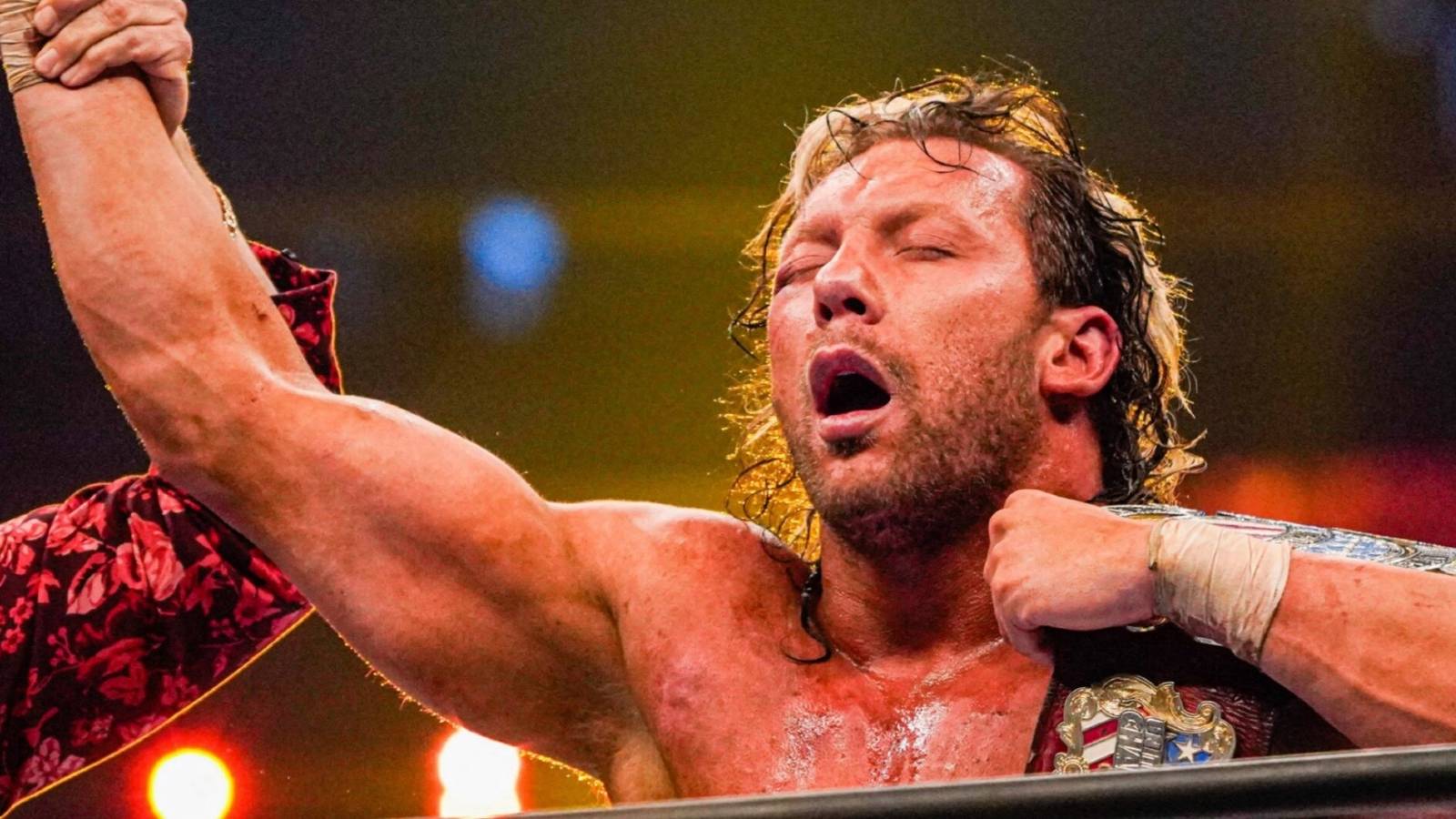 AEW NJPW Kenny Omega wrestling championship belt