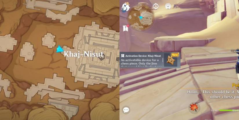 khaj-nisut activation device location in genshin impact