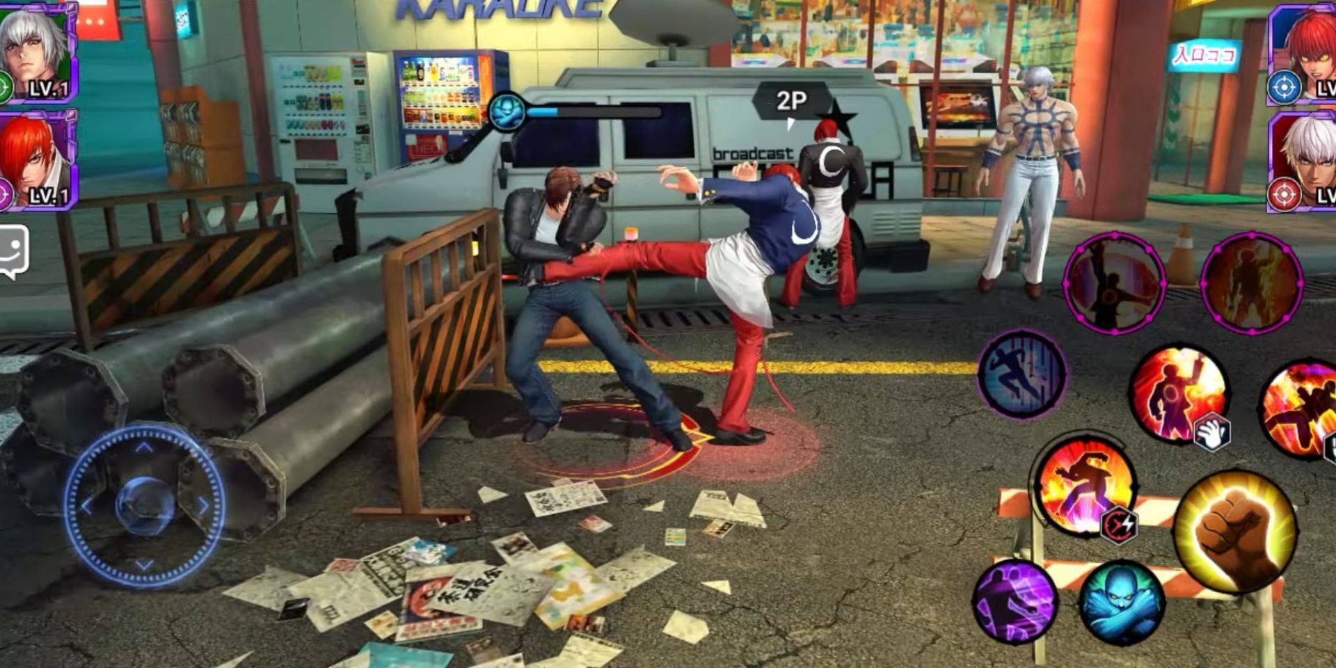 A screenshot from King Of Fighters All Star