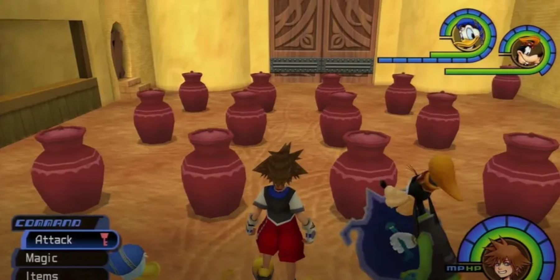 Kingdom Hearts Sora in the pot room