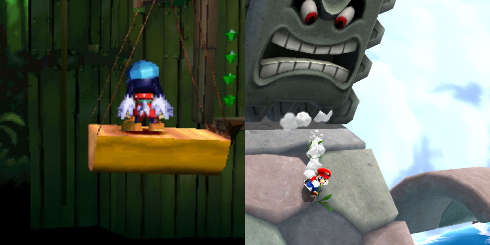 klonoa and mario split image