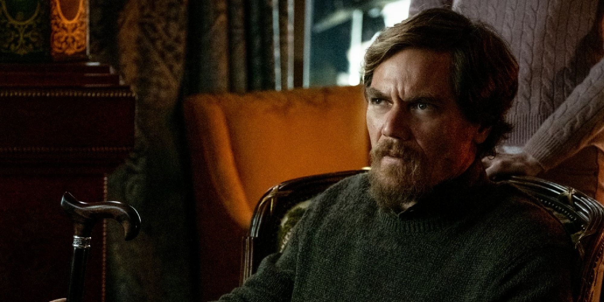 Michael Shannon as Walt Thrombey in Knives Out