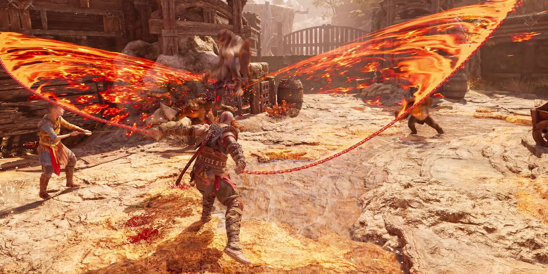 Kratos Fouet Lames du Chaos God of War