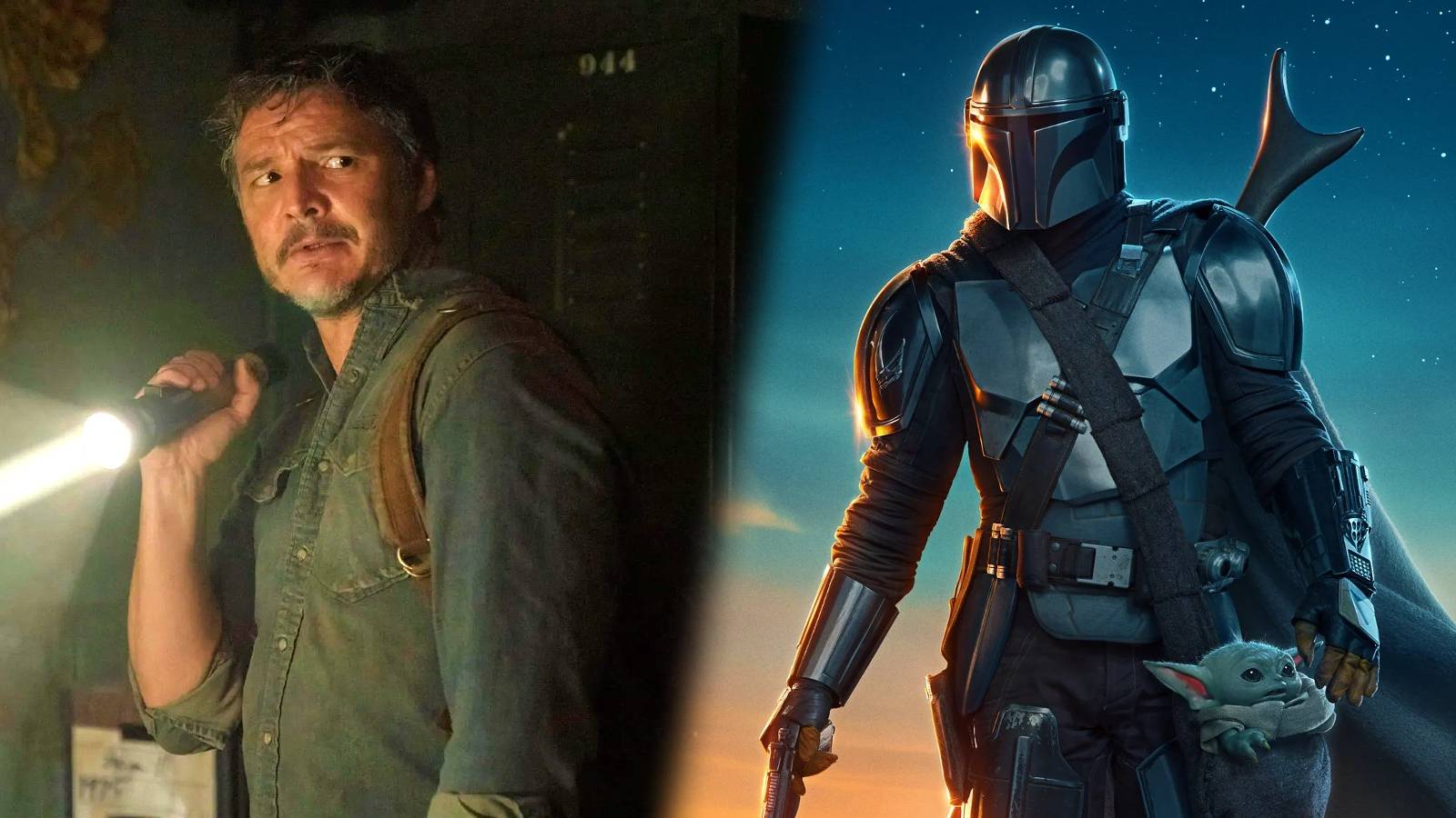 The Last of Us Joel Pedro Pascal Mandalorian Din Djarin Grogu Baby Yoda