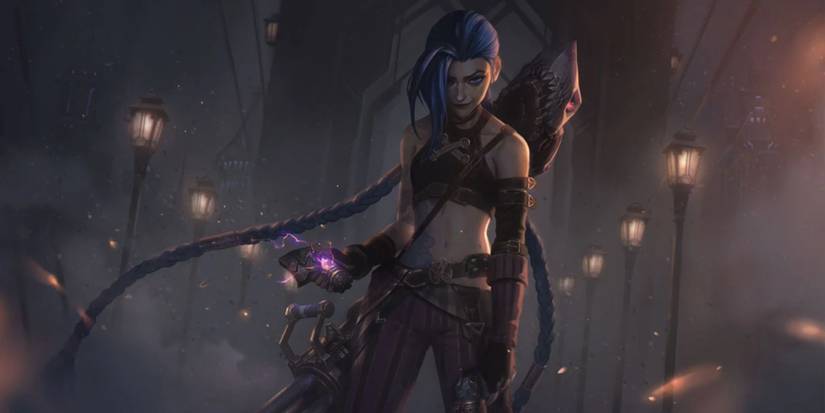League of Legends Arcane Jinx Splash Art