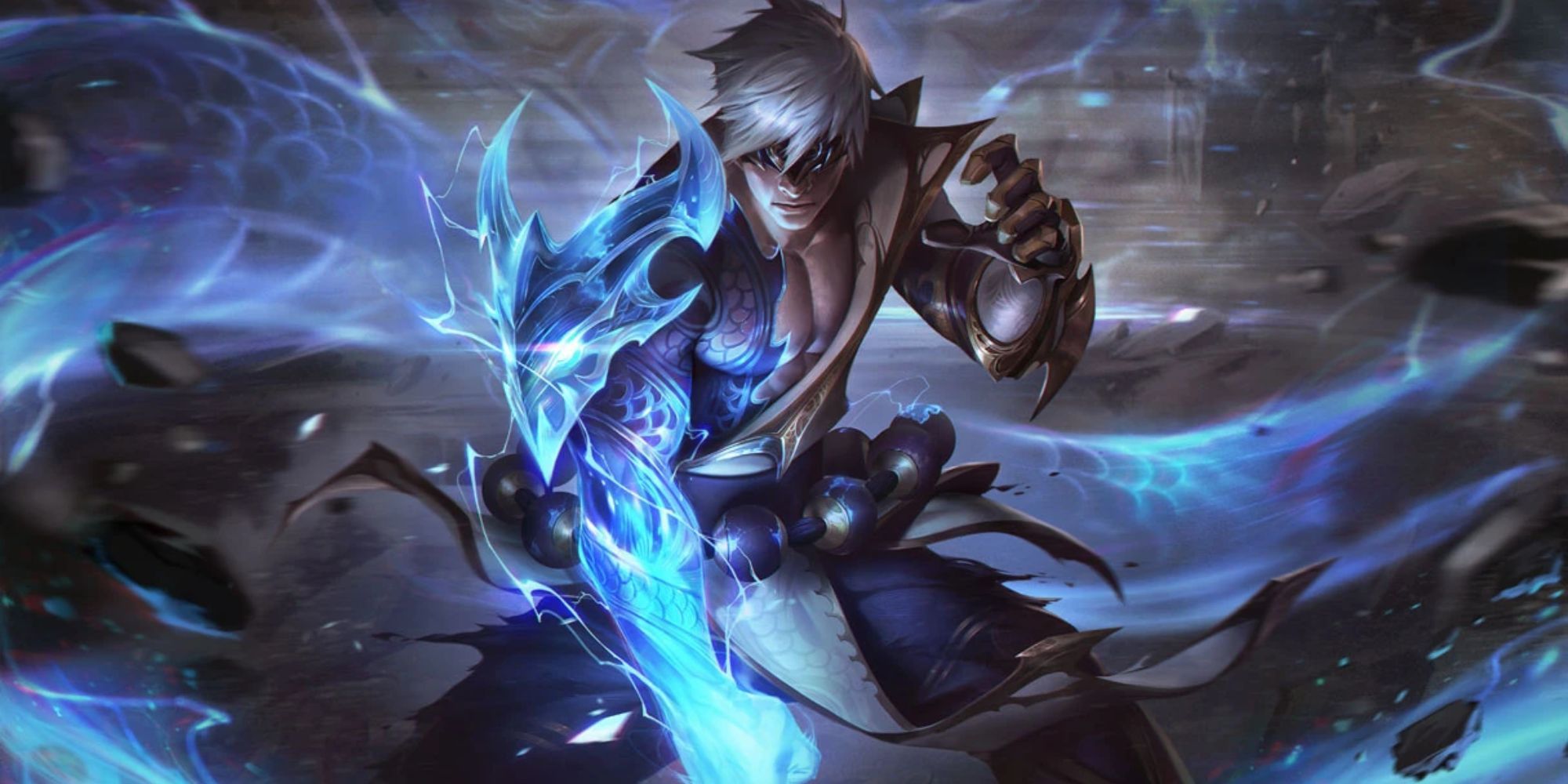 League of Legends Storm Dragon Lee Sin Splash Art