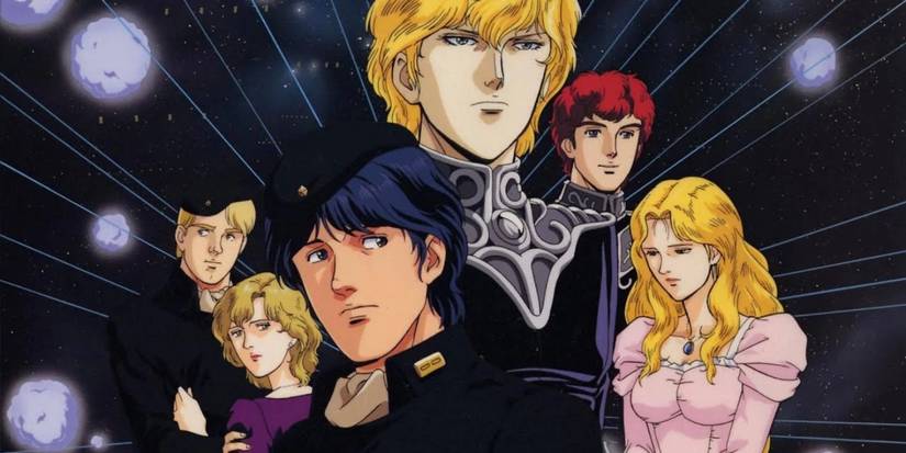 Legend of the Galactic Heroes anime characters in military uniforms