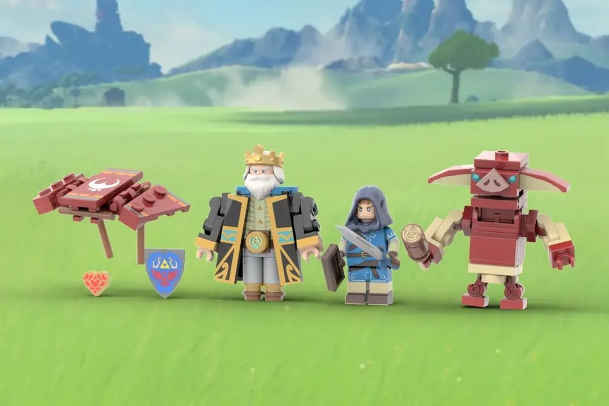 Botw cheap lego set