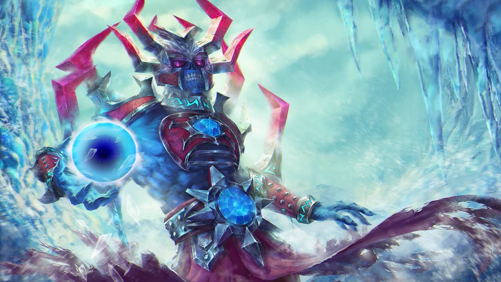 Lich in Dota 2 with Skin